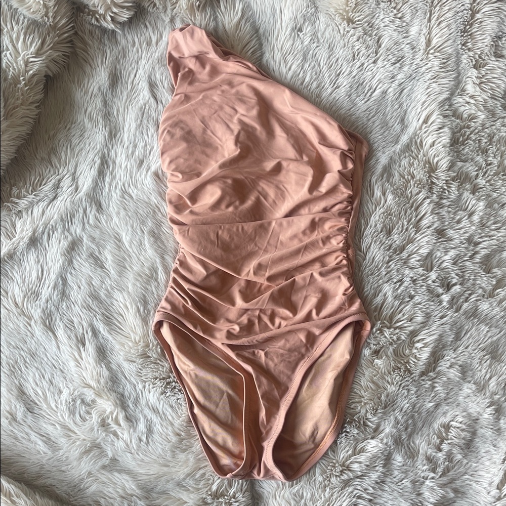 J. Crew One-Shoulder One Piece Swimsuit